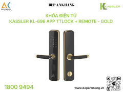 Khóa điện tử Kassler KL-696 App TTlock + Remote - Gold 